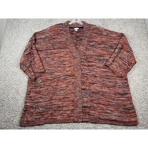 J. Jill Pure Jill Campari Marled Oversize Tunic Sweater Sz XLT Dolman Sleeve